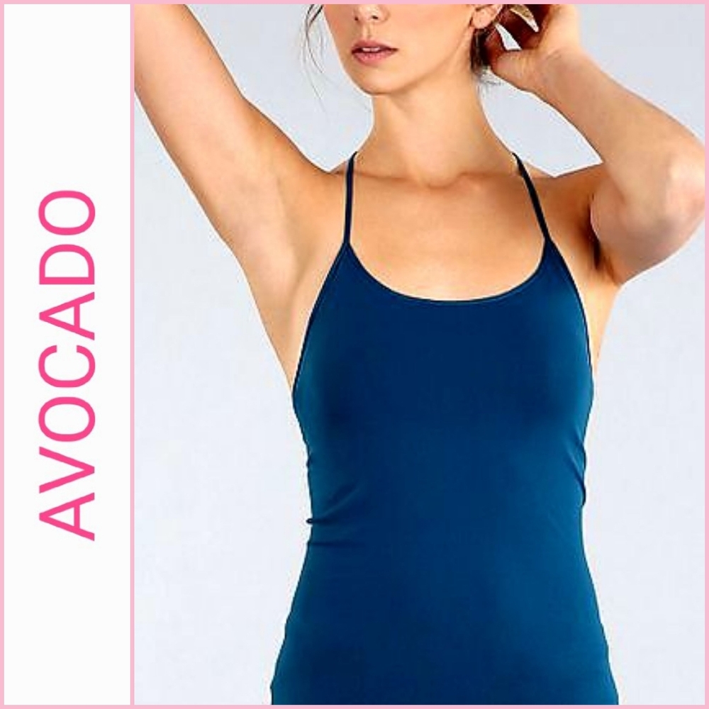 NEW Avocado Active Seamless Cami Tank - Bright Navy Blue